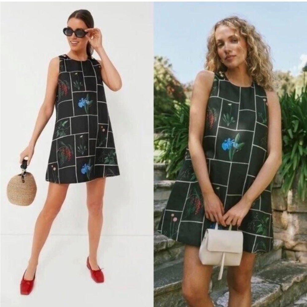 Tuckernuck Black Fresher Buds Woven Grace Dress size Large